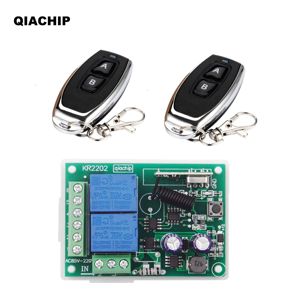QIACHIP 433 MHz AC 110V 220V 2 - огляд і ціна Switch Opener Tool