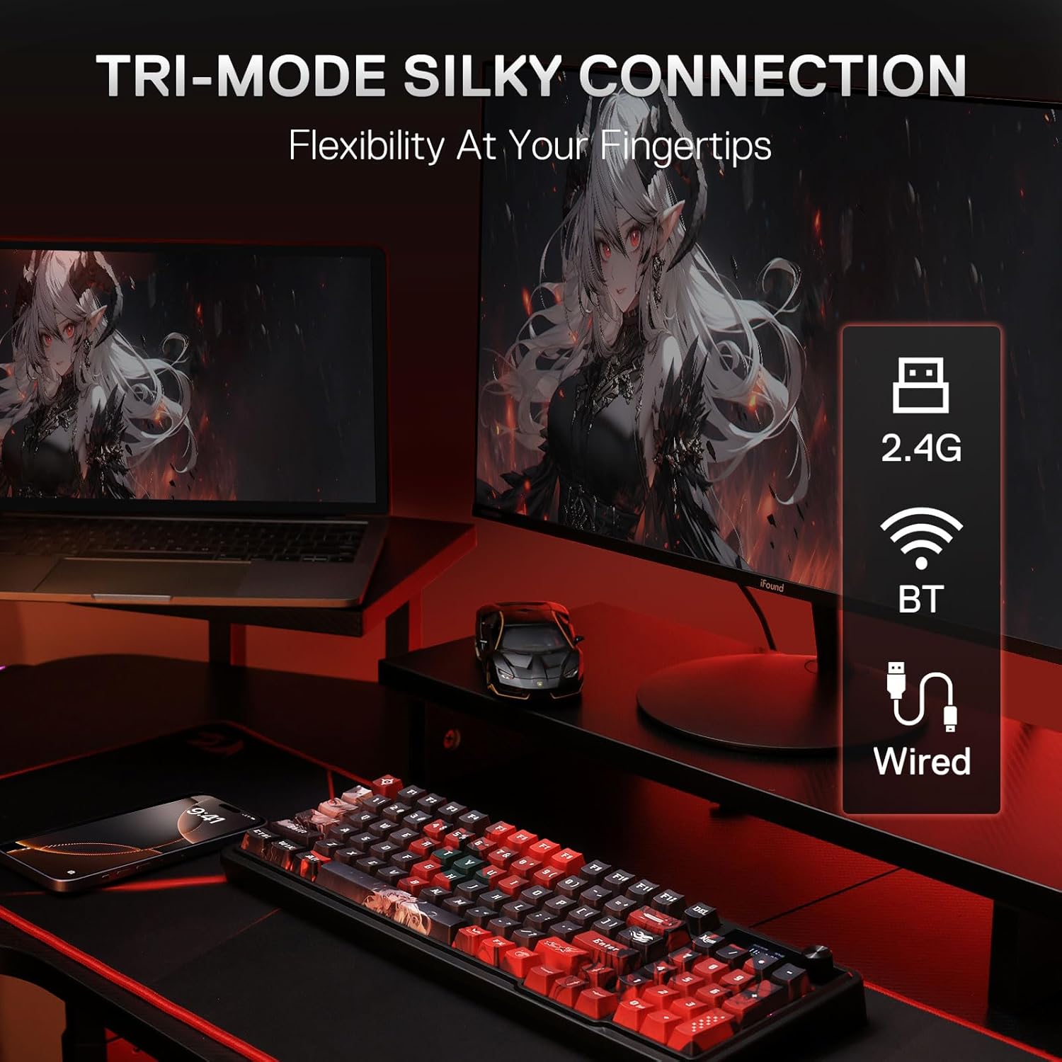 Redragon K719 PRO Wireless Gas - огляд і ціна Gaming Keyboard Thocky