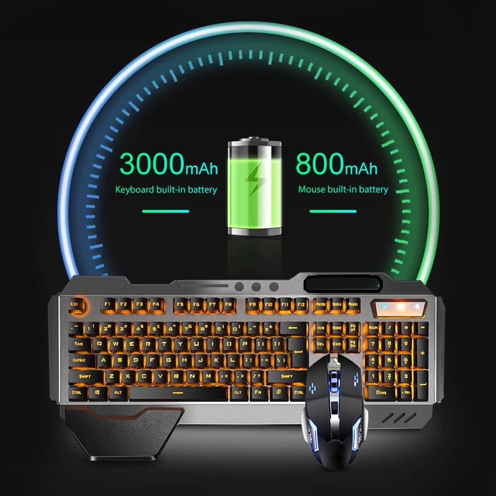 K680 Rechargeable 2.4G wireles - огляд і ціна Gaming Keyboard And Mouse Combo Wireless