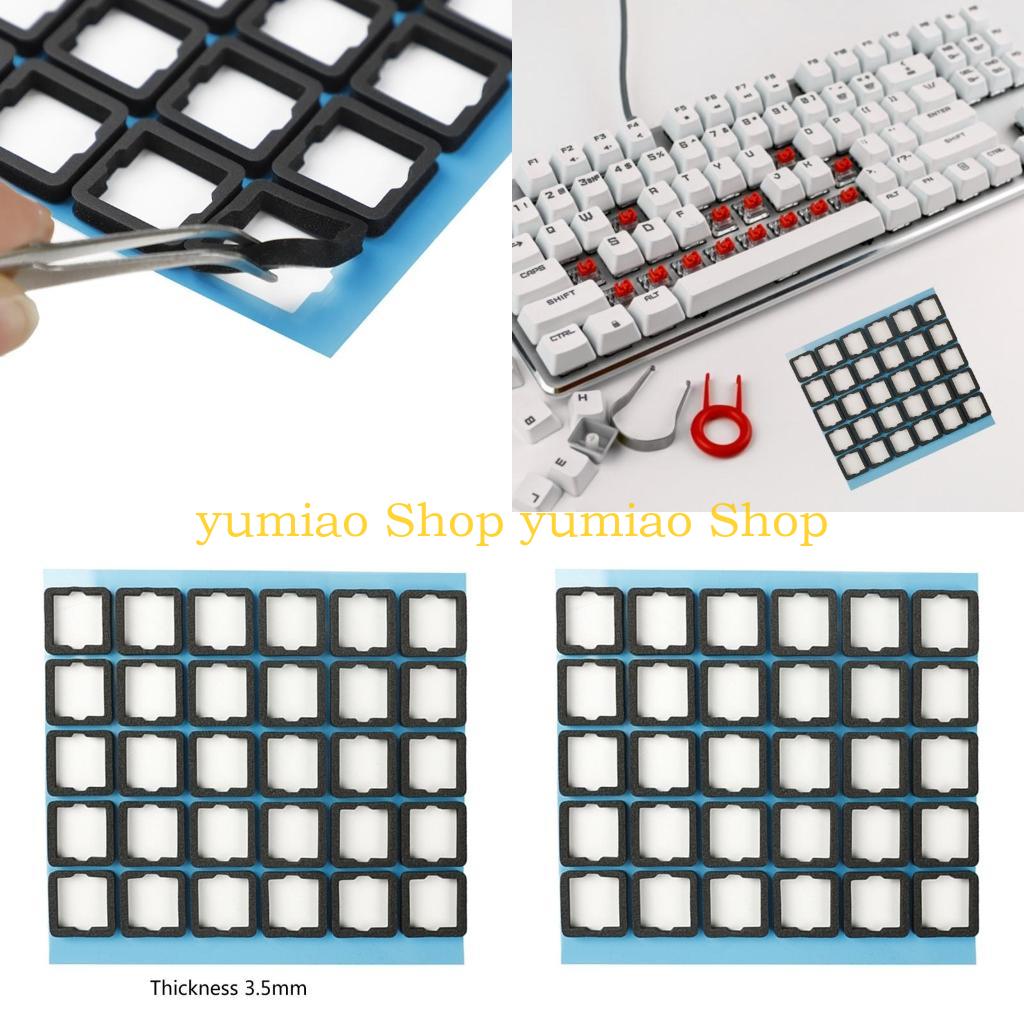 587B 120Pieces Keyboard Switch - огляд і ціна Foam Dampener Sheet