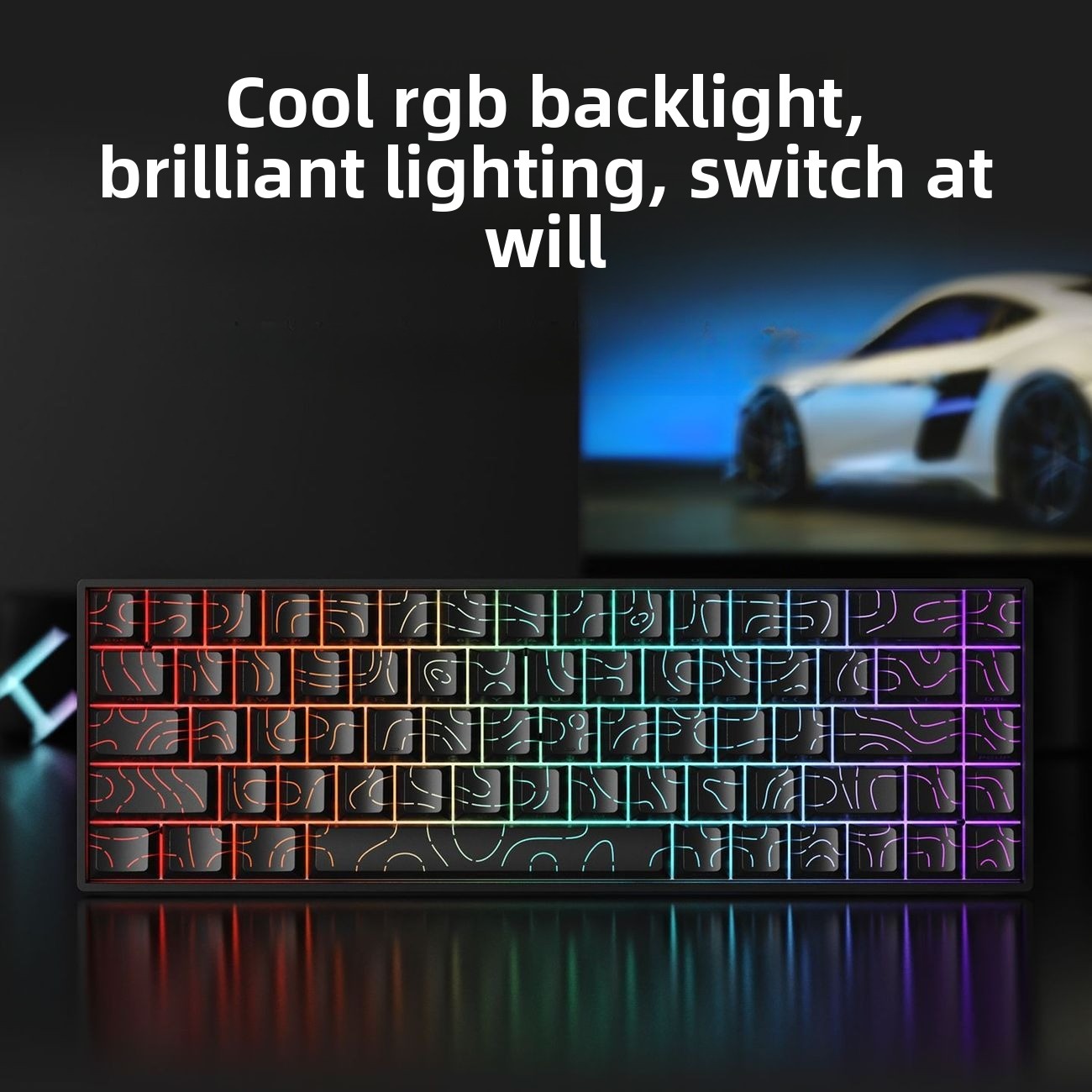 Teclado 60% Wireless Bluetooth - огляд і ціна Gaming Keyboard And Mouse Combo