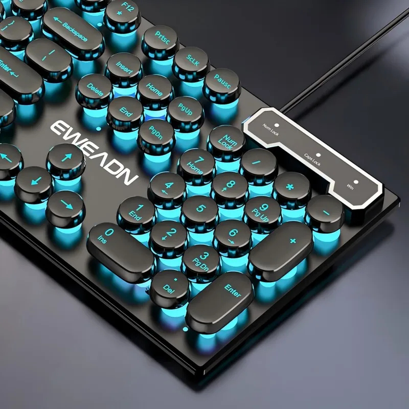 Retro Punk Mechanical Feel Key - огляд і ціна Gaming Keyboard Nearby