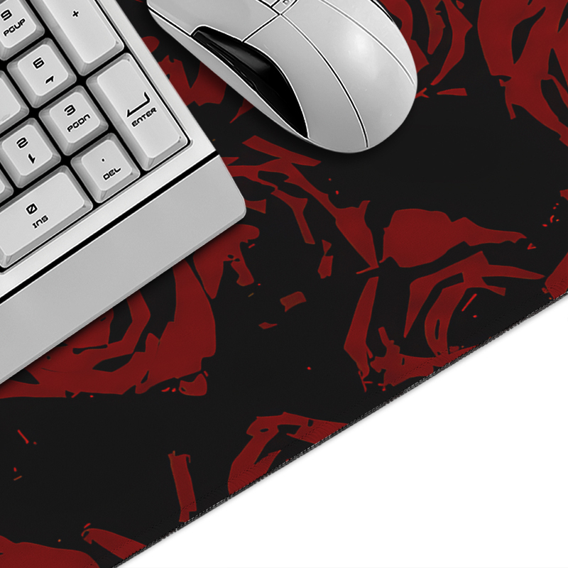 Mouse Pad Gamer Black Red Rose - огляд і ціна Gaming Keyboard Hand