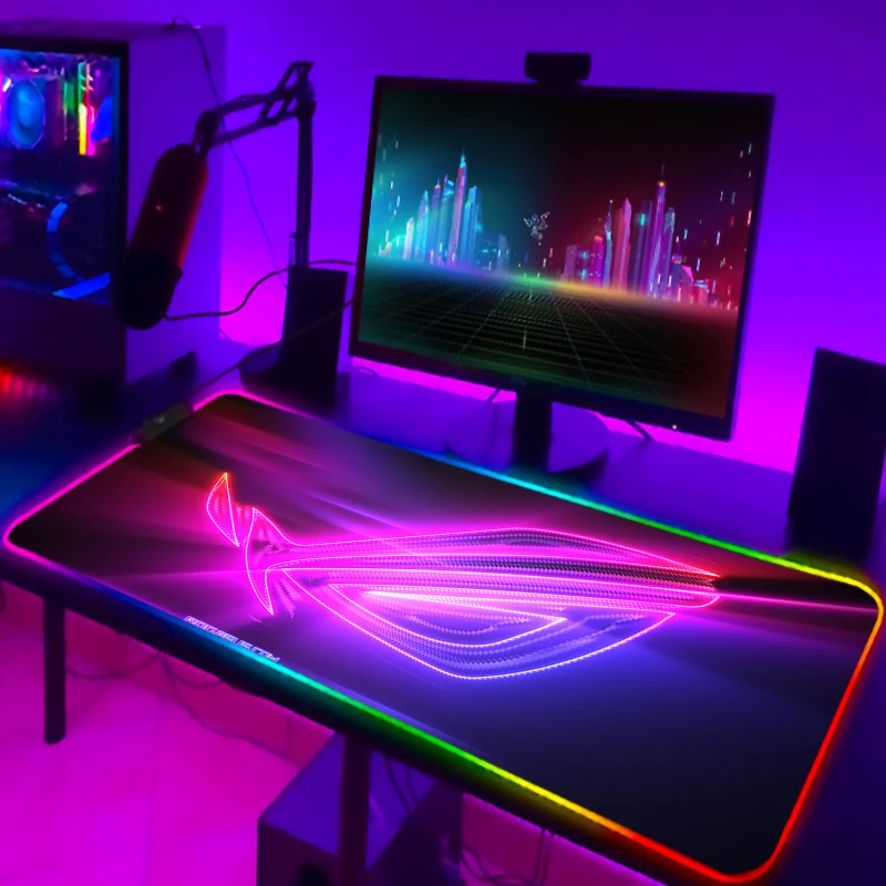 RGB Mousepad Cool ROG Mouse Pa - огляд і ціна Gaming Keyboard En Mouse