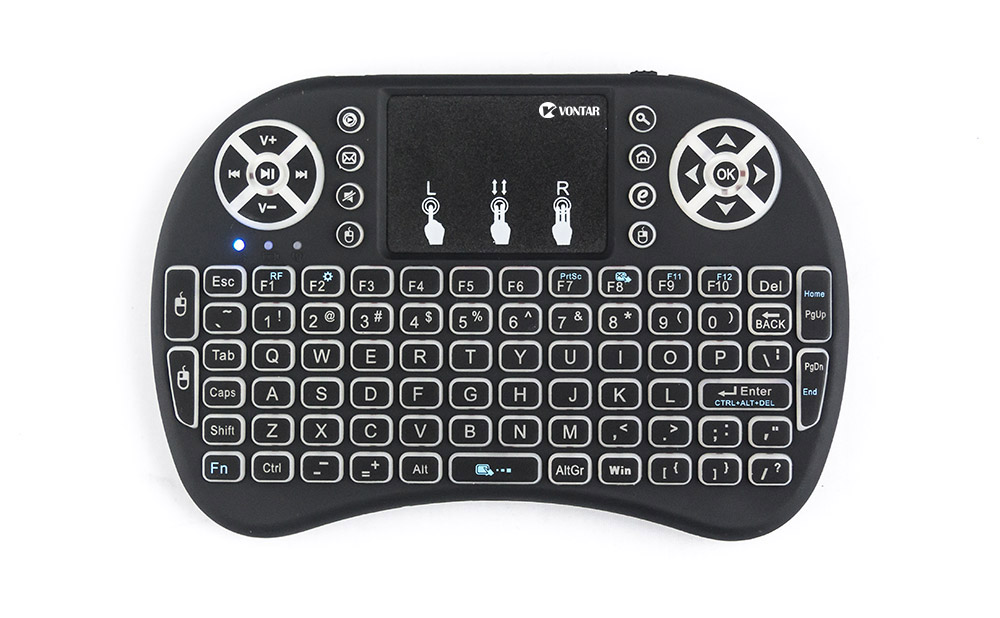 VONTAR I8 Wireless Keyboard Ru - огляд і ціна Gaming Keyboard Hand