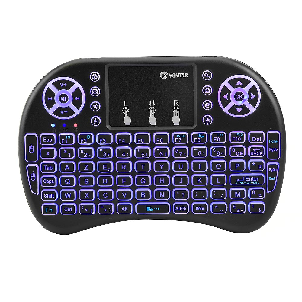 VONTAR I8 Wireless Keyboard Ru - огляд і ціна Gaming Keyboard Hand