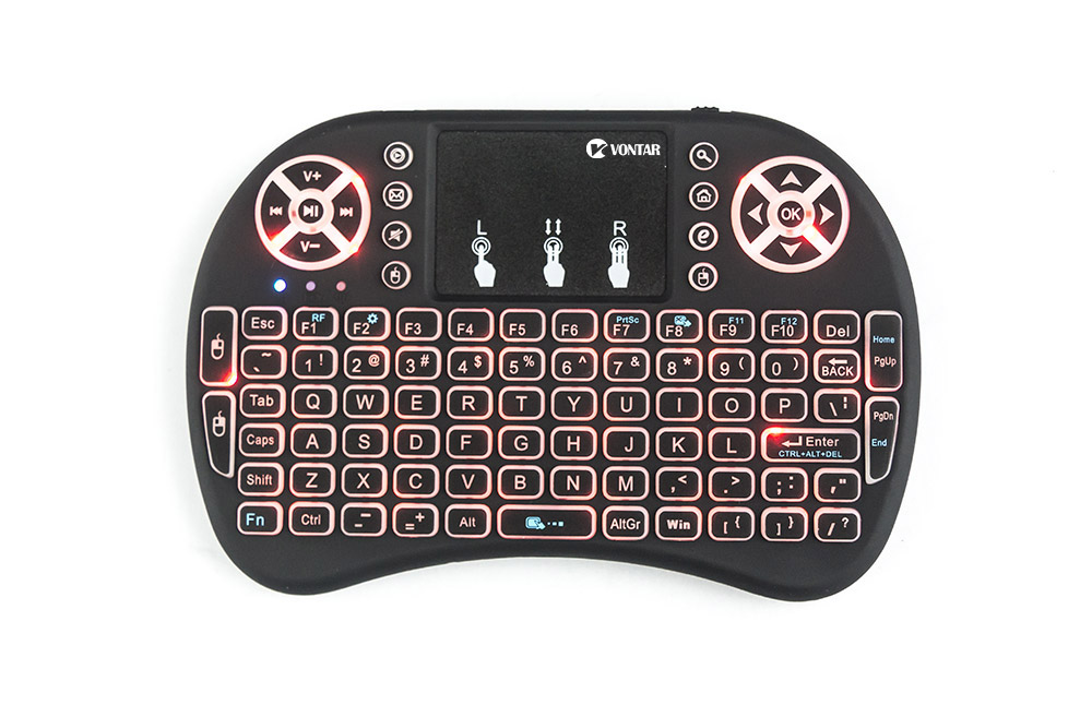 VONTAR I8 Wireless Keyboard Ru - огляд і ціна Gaming Keyboard Hand