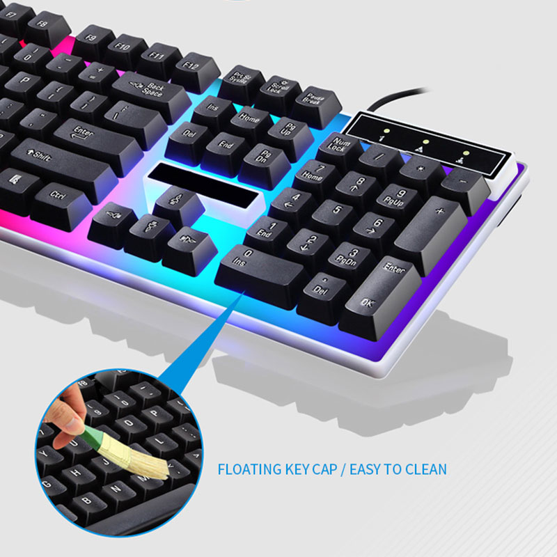 RGB Gaming Keyboard Gamer Keyb - огляд і ціна Gaming Keyboard And Mouse Combo
