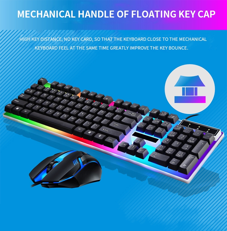 RGB Gaming Keyboard Gamer Keyb - огляд і ціна Gaming Keyboard And Mouse Combo