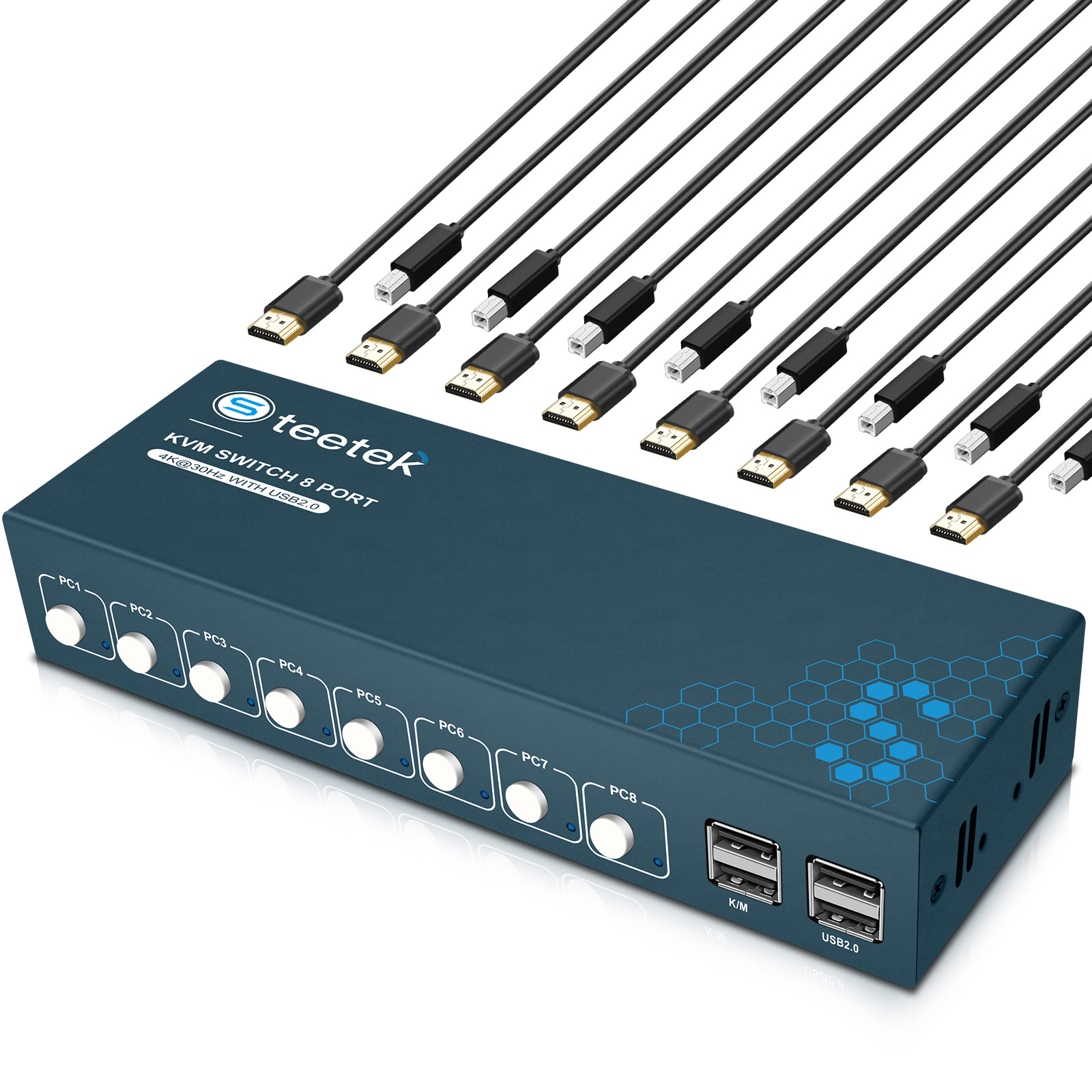 KVM Switch 8 Port HDMI KVM Swi - огляд і ціна Gaming Keyboard And Mouse For Xbox