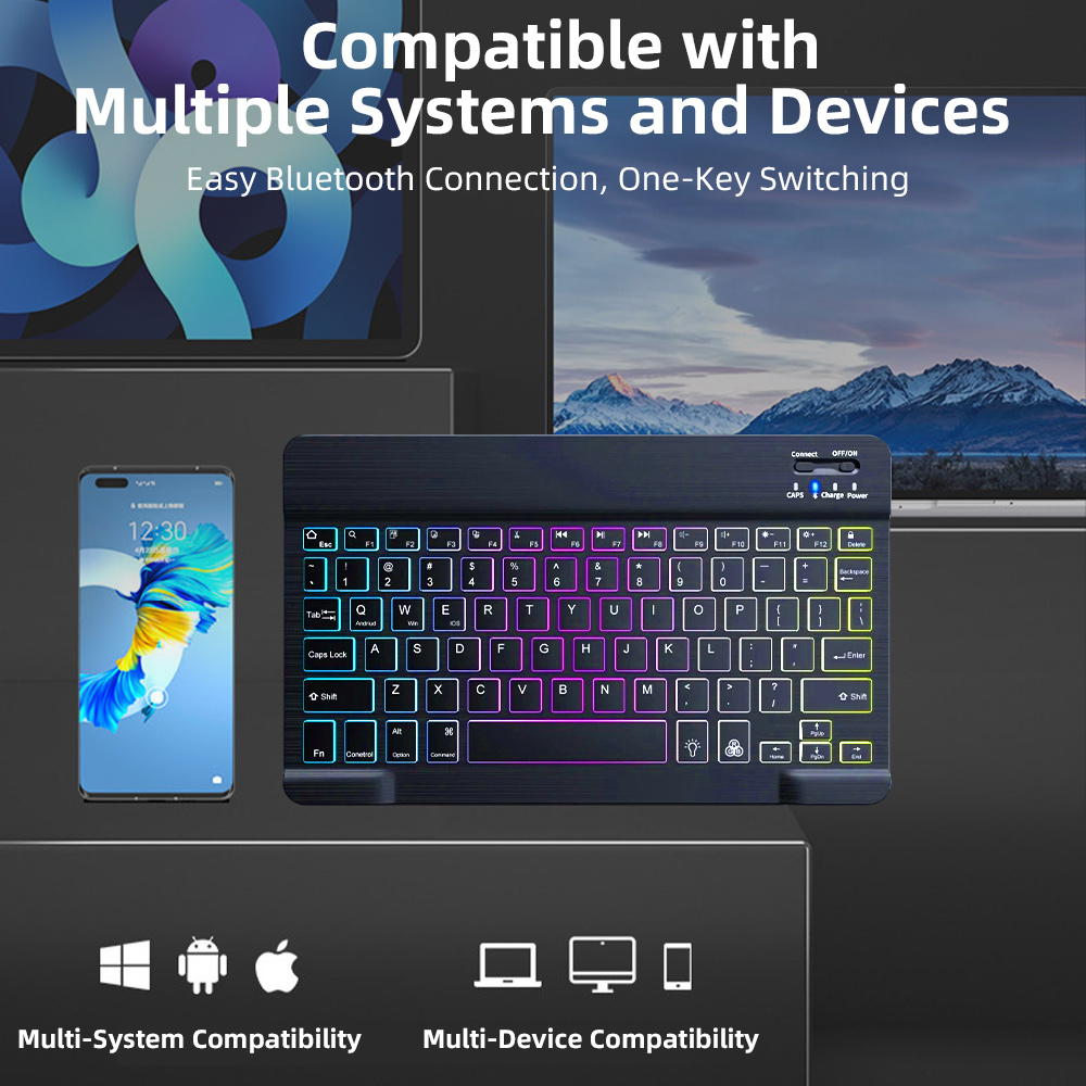 2026 Backlight Bluetooth Keybo - огляд і ціна Gaming Keyboard Mouse Wireless