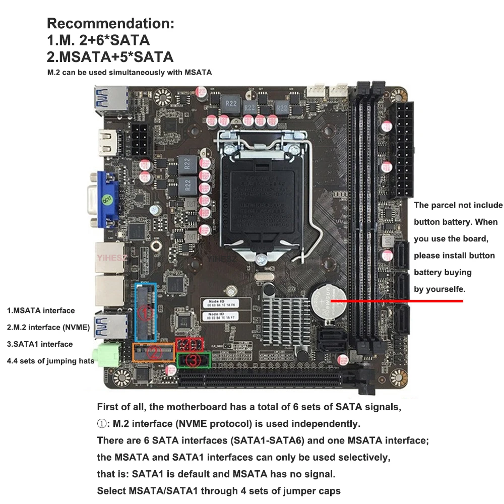 B365 Mini-ITX Motherboard LGA  - огляд і ціна Intel Cpu Core I7