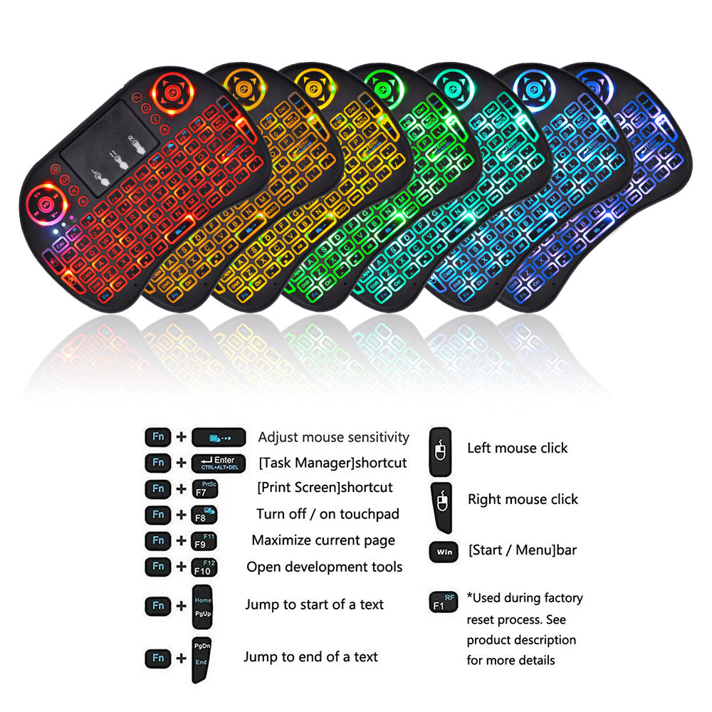 2.4G Air Mouse with Touchpad K - огляд і ціна Gaming Keyboard Hand