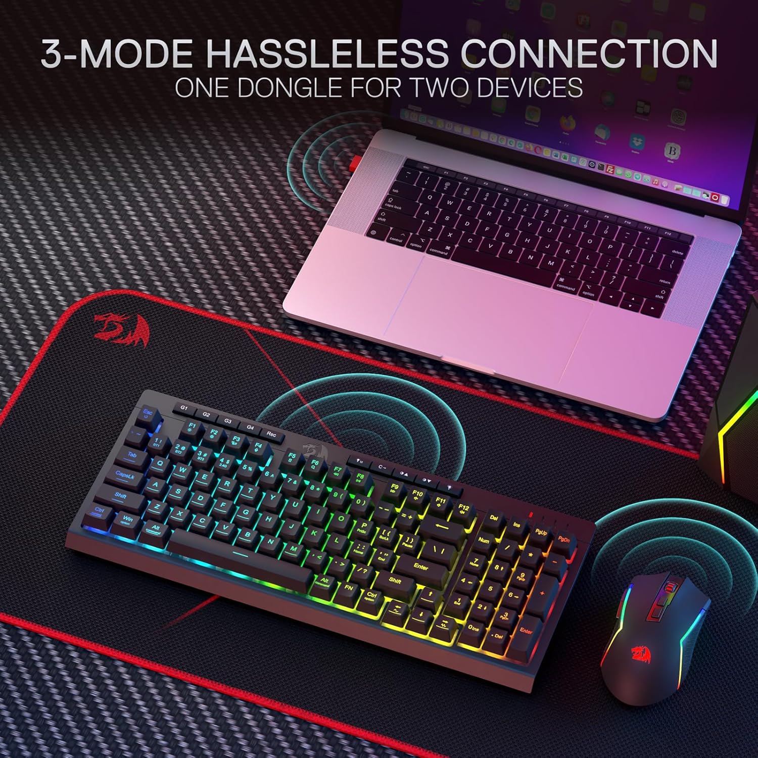 Redragon S142 Wireless Gaming  - огляд і ціна Gaming Keyboard And Mouse For Xbox