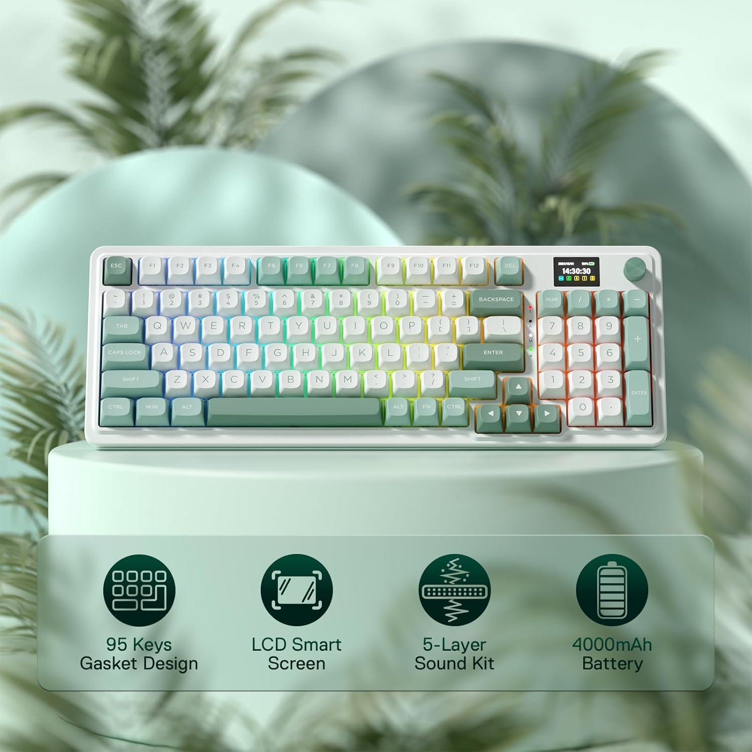 Redragon K719 Wireless Gasket  - огляд і ціна Gaming Keyboard Thocky